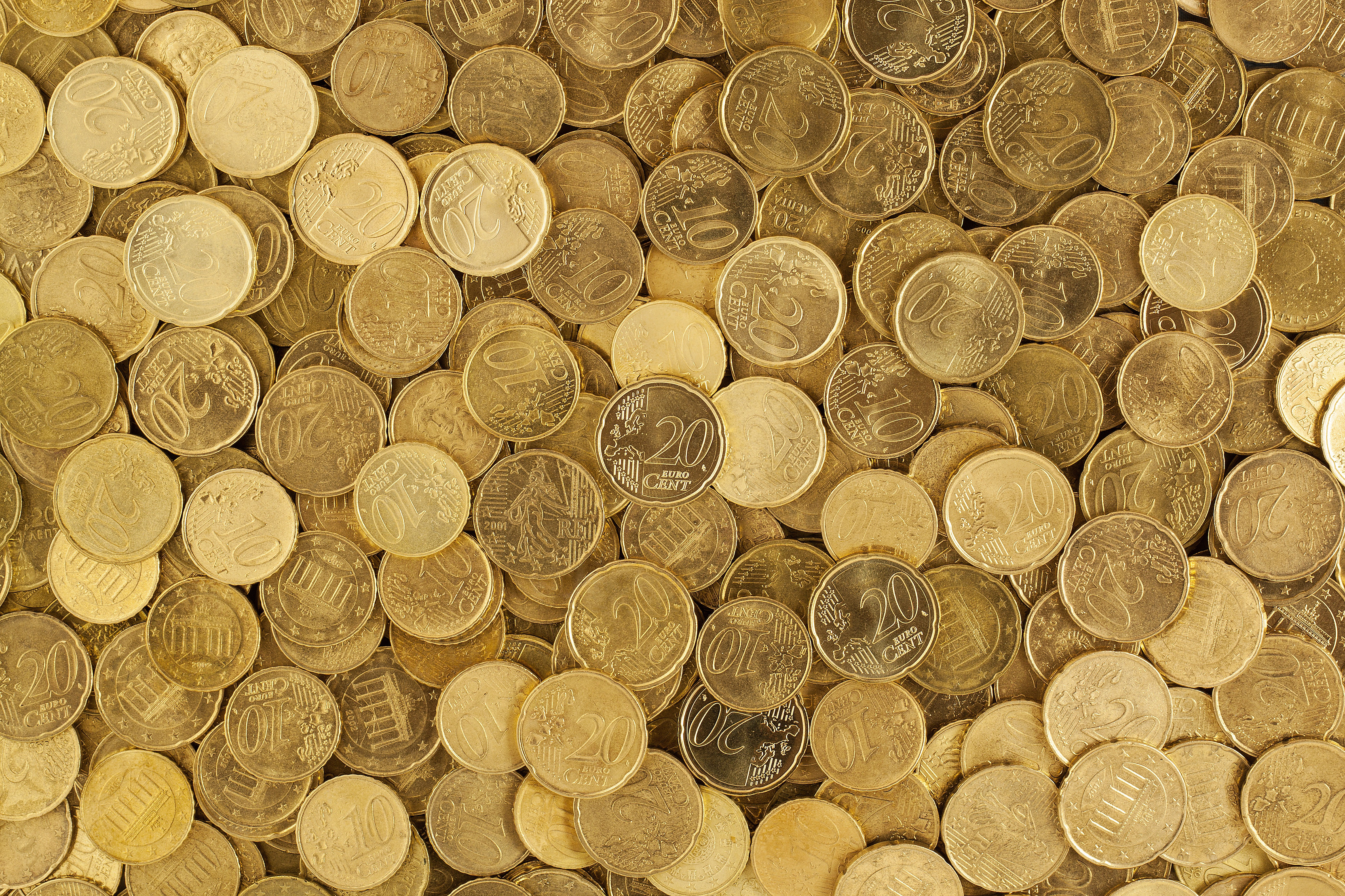 Euro Coins Background